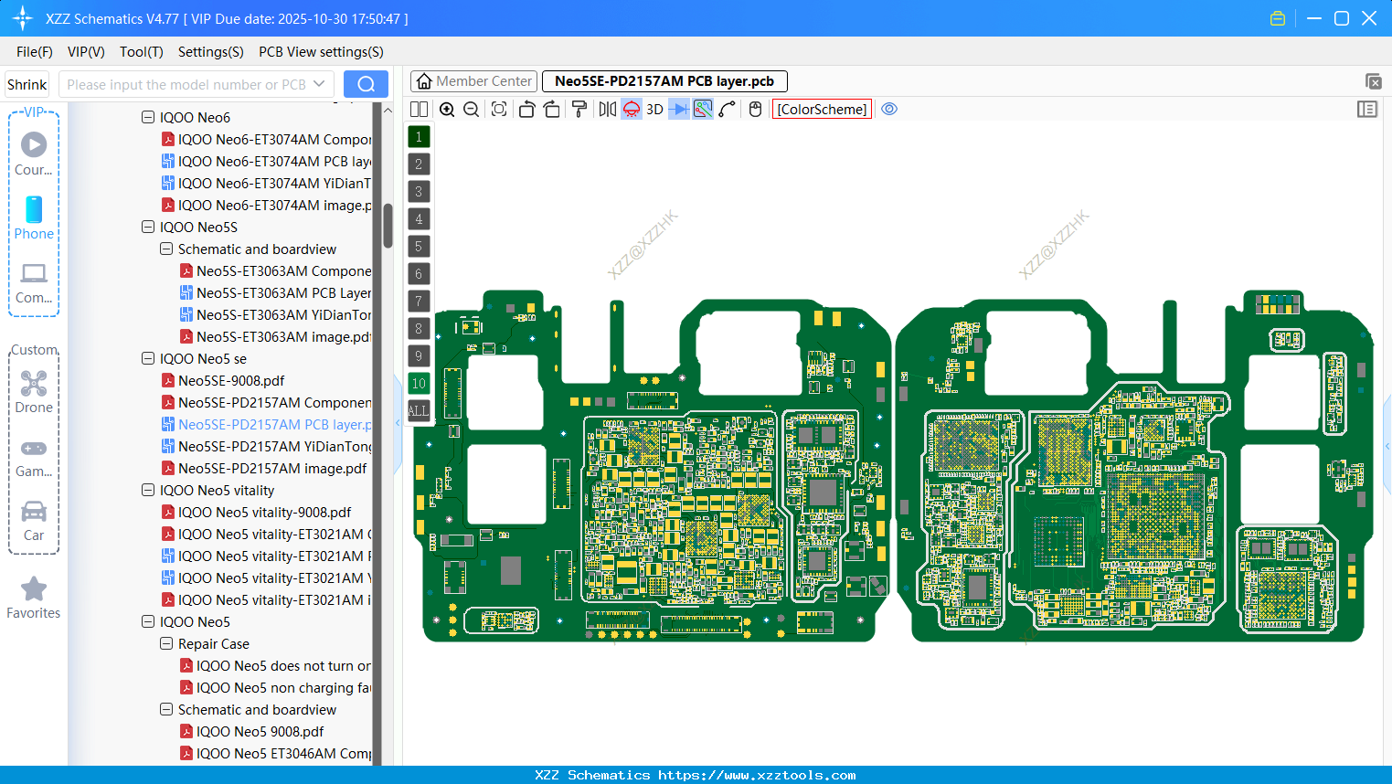 VIVO Neo5SE-PD2157AM PCB Layer
